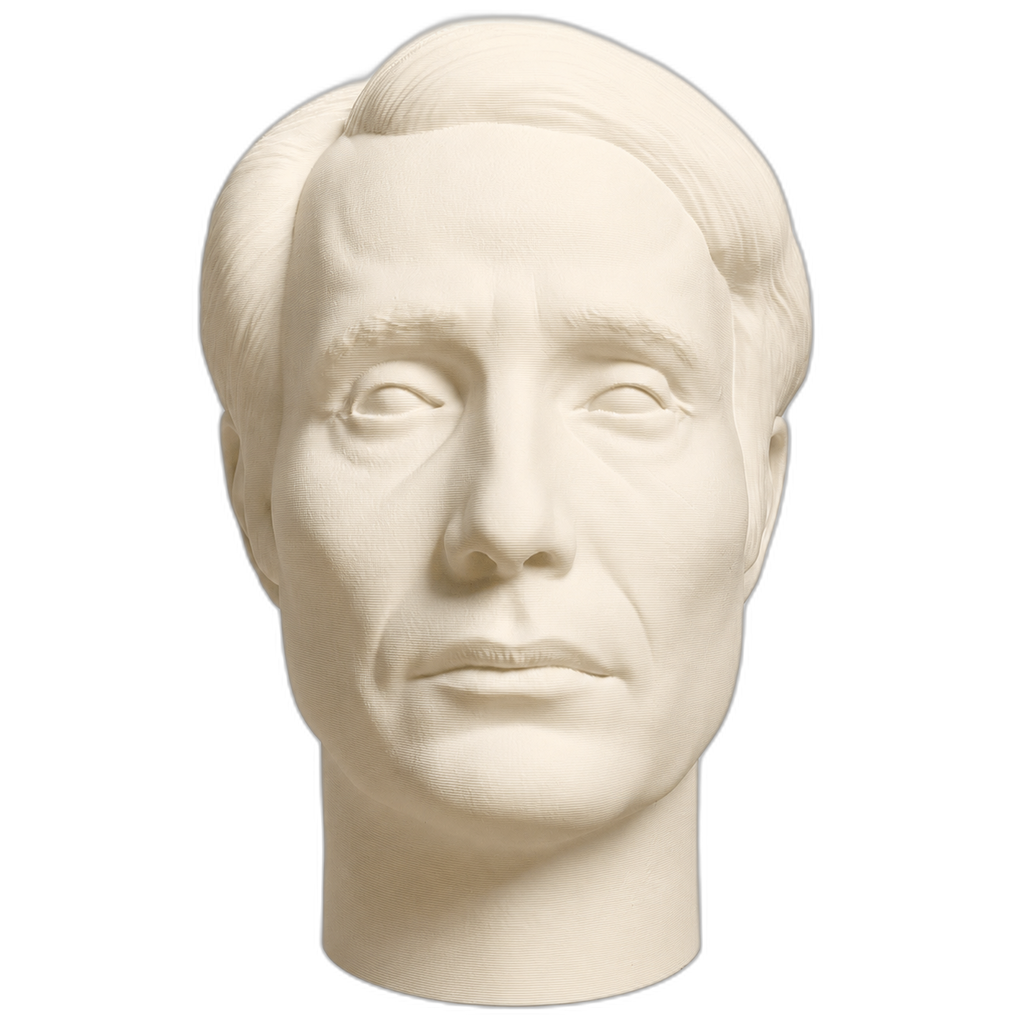 Mads Mikkelsen Ivory White collectible bust