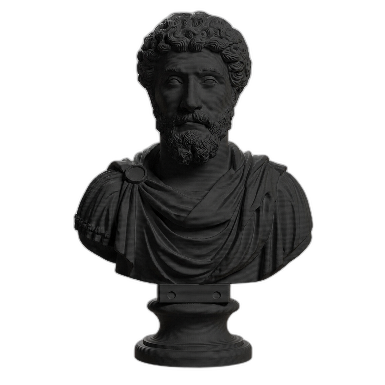 Marcus Aurelius Charcoal Black collectible bust
