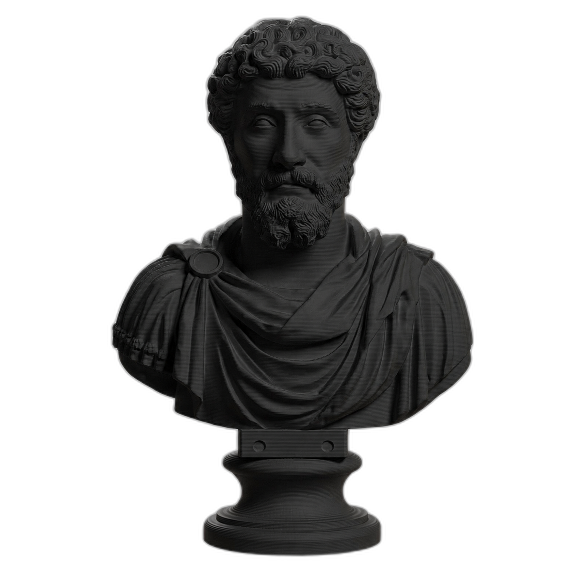 Marcus Aurelius Charcoal Black collectible bust