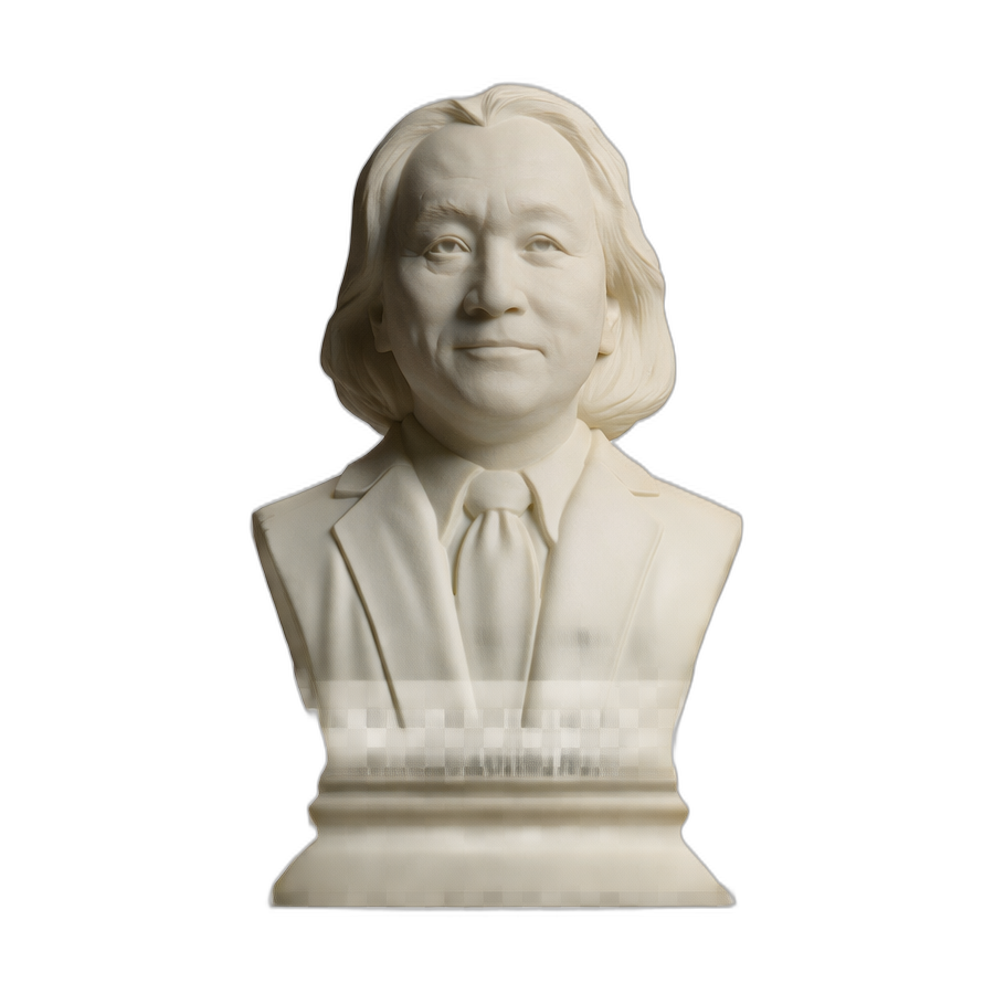 Michio Kaku Ivory White collectible bust
