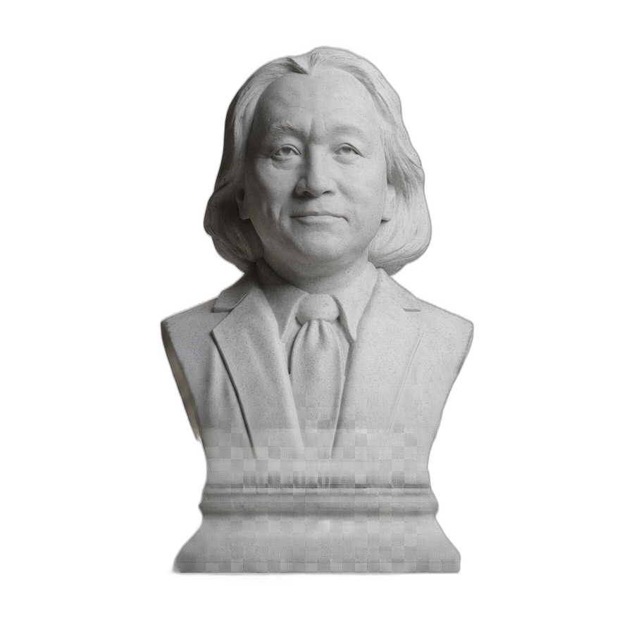 Michio Kaku Marble Stone collectible bust