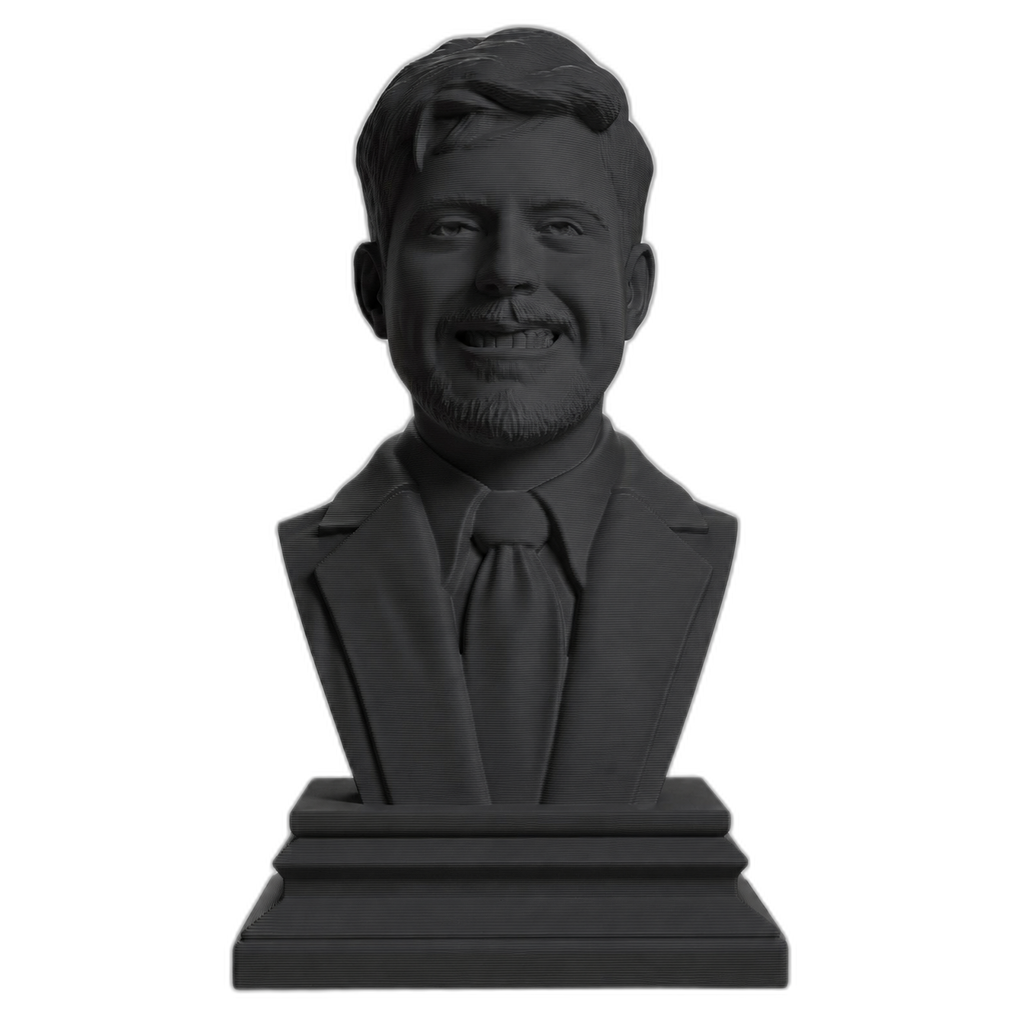MrBeast Charcoal Black collectible bust