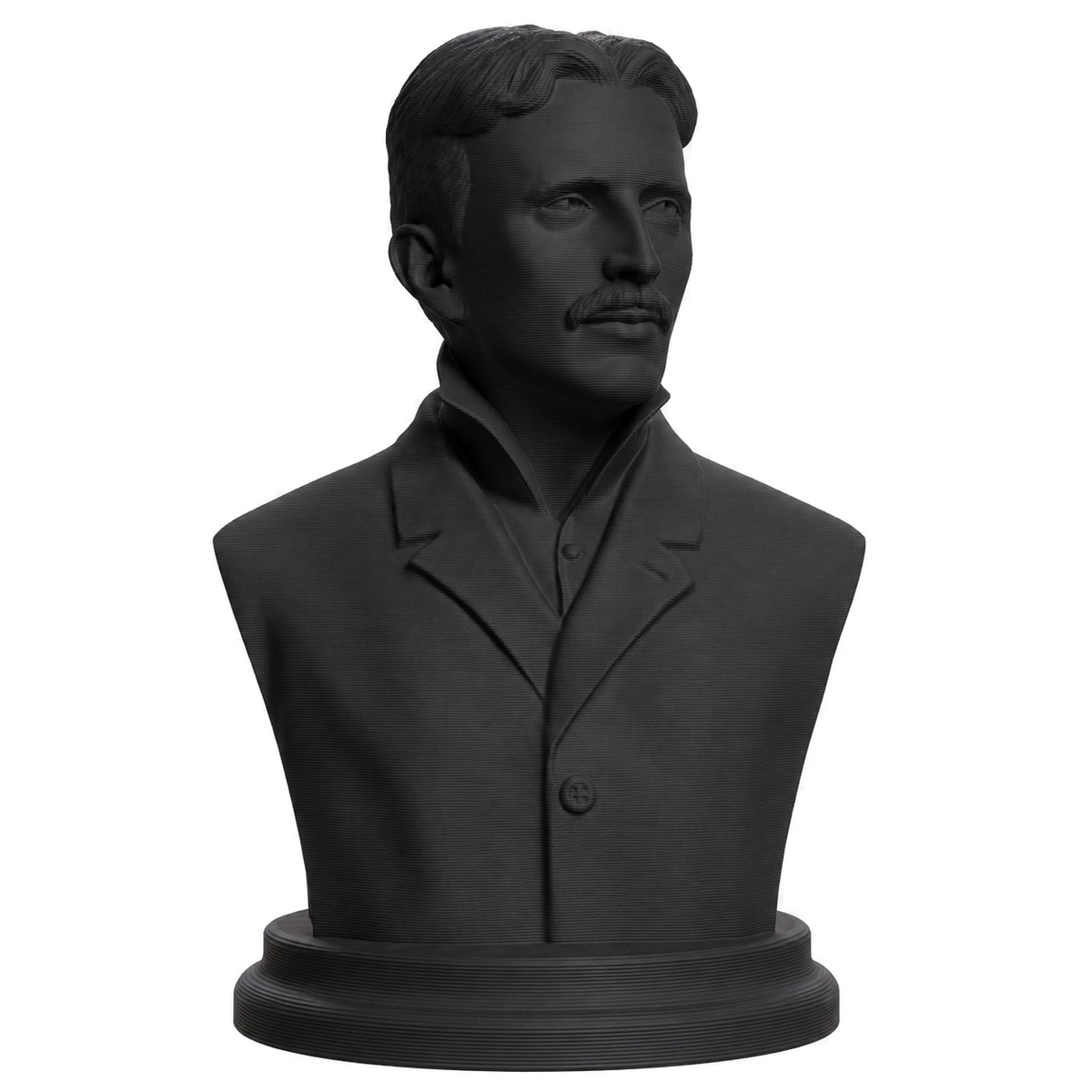 Nikola Tesla Charcoal Black collectible bust