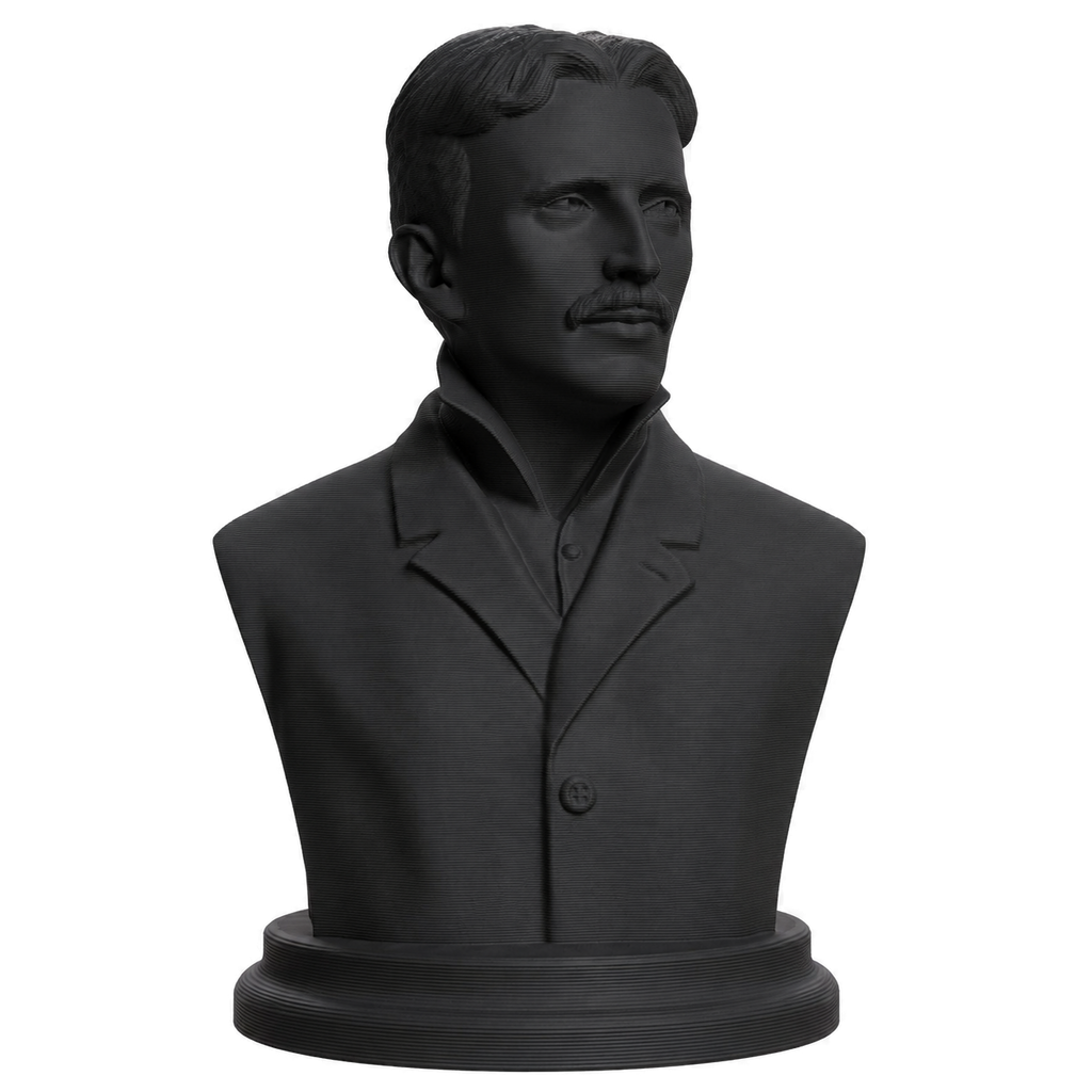 Nikola Tesla Charcoal Black collectible bust