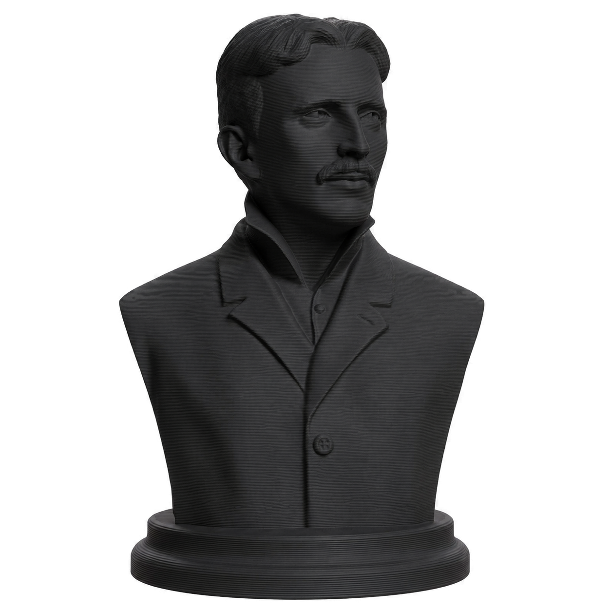 Nikola Tesla Charcoal Black collectible bust