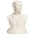 Nikola Tesla Ivory White collectible bust