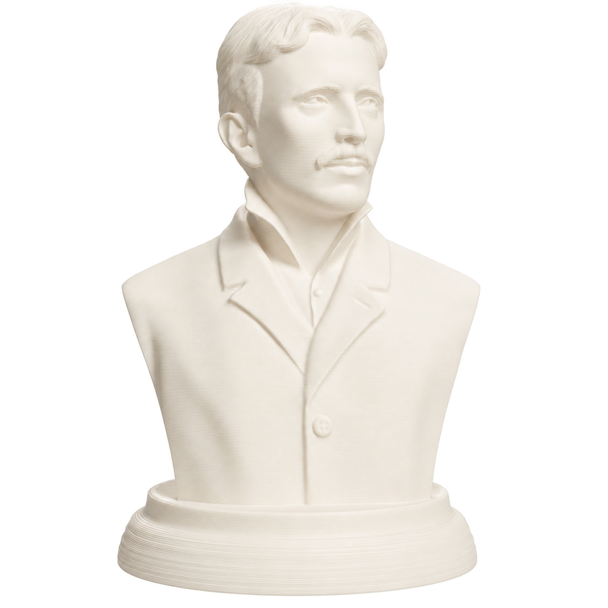 Nikola Tesla Ivory White collectible bust