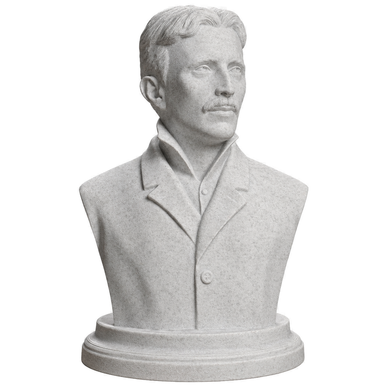 Nikola Tesla Marble Stone collectible bust