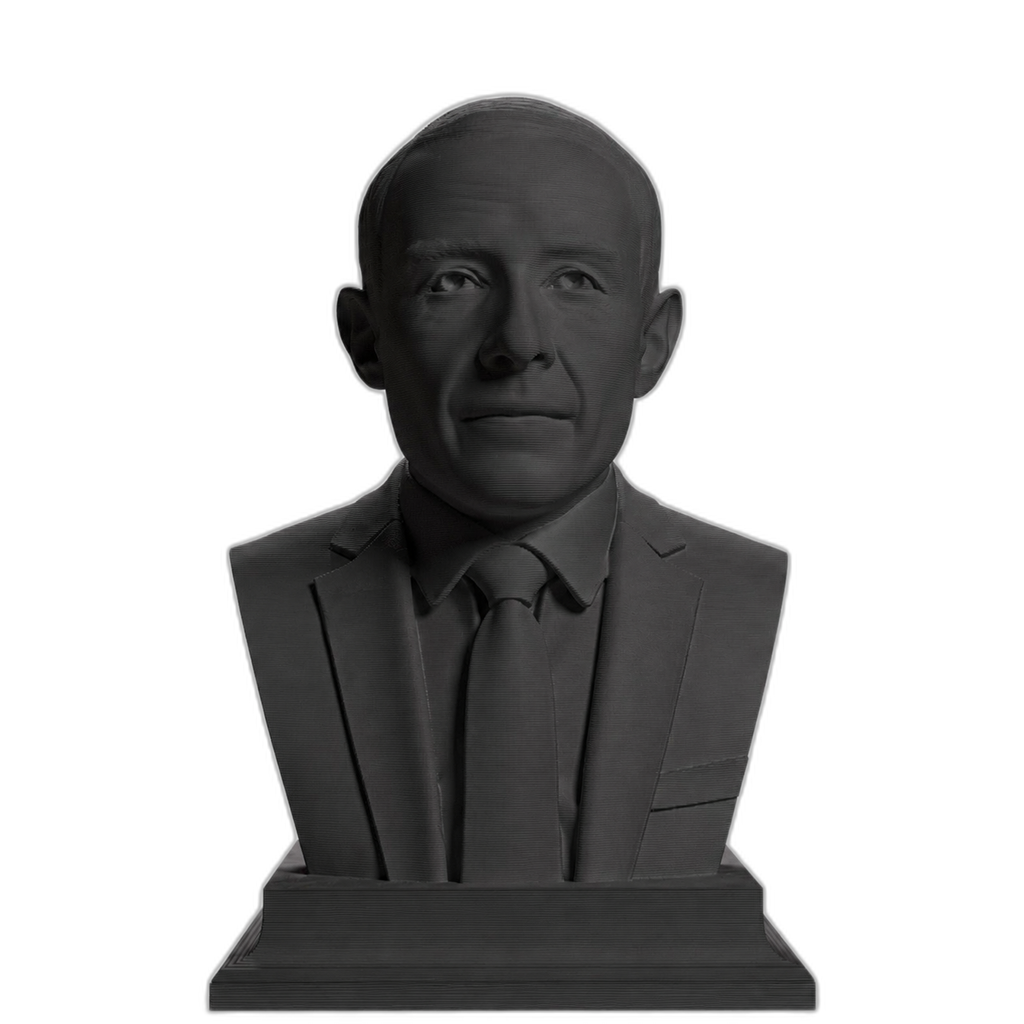 J. Robert Oppenheimer Charcoal Black collectible bust