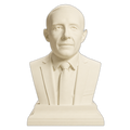 J. Robert Oppenheimer Ivory White collectible bust
