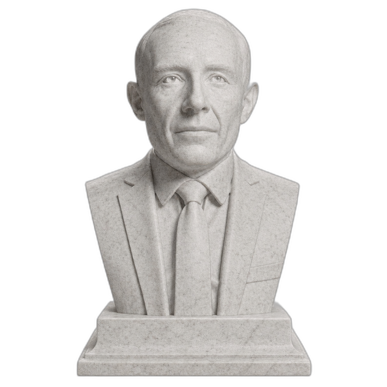 J. Robert Oppenheimer Marble Stone collectible bust