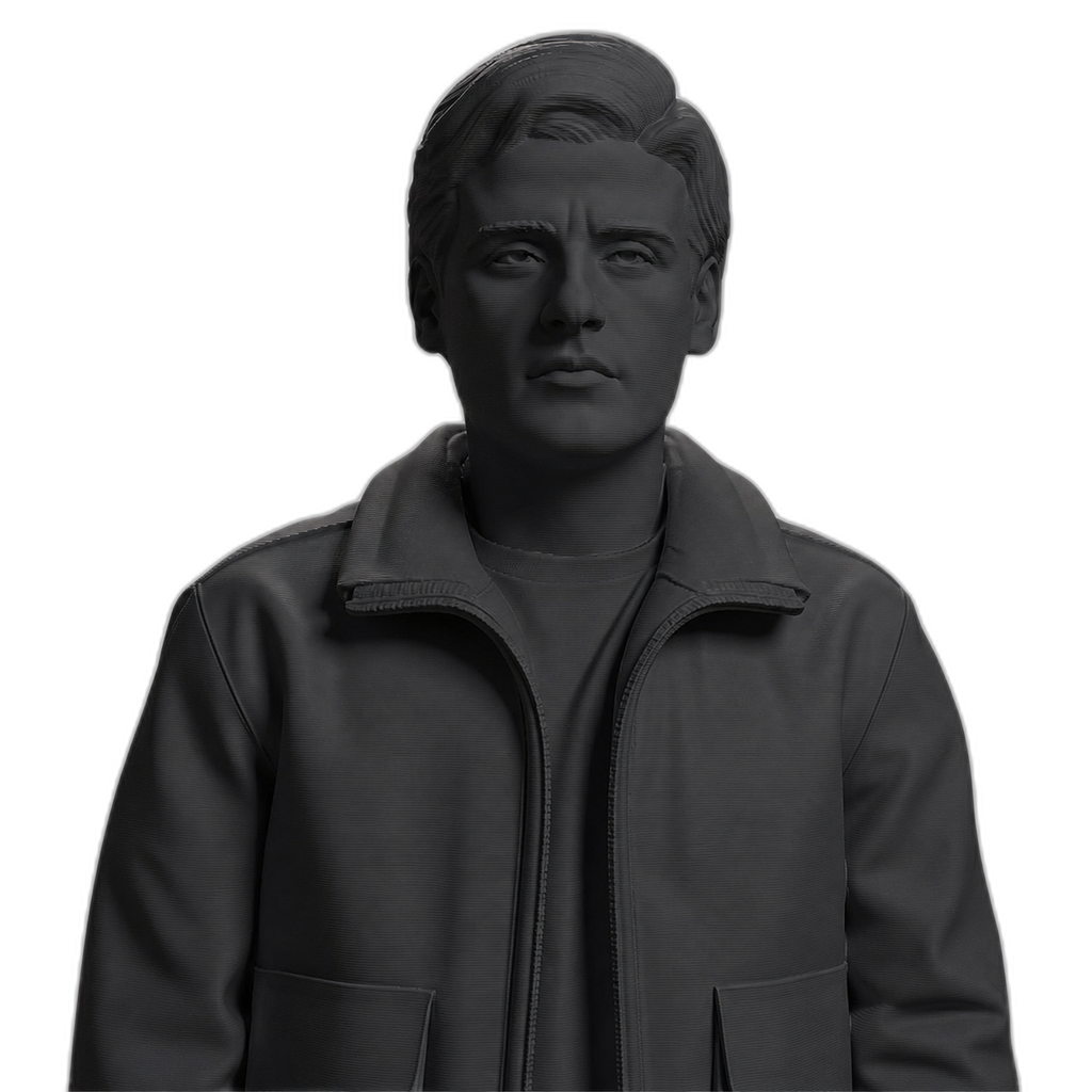 Oscar Isaac Charcoal Black collectible bust