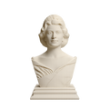 Queen Elizabeth II Ivory White collectible bust