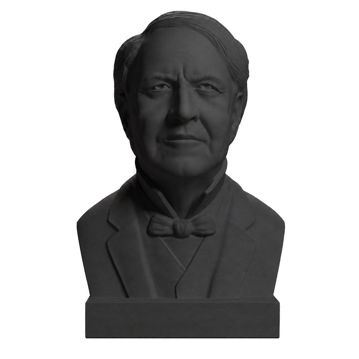 Thomas Edison Charcoal Black collectible bust