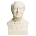 Thomas Edison Ivory White collectible bust