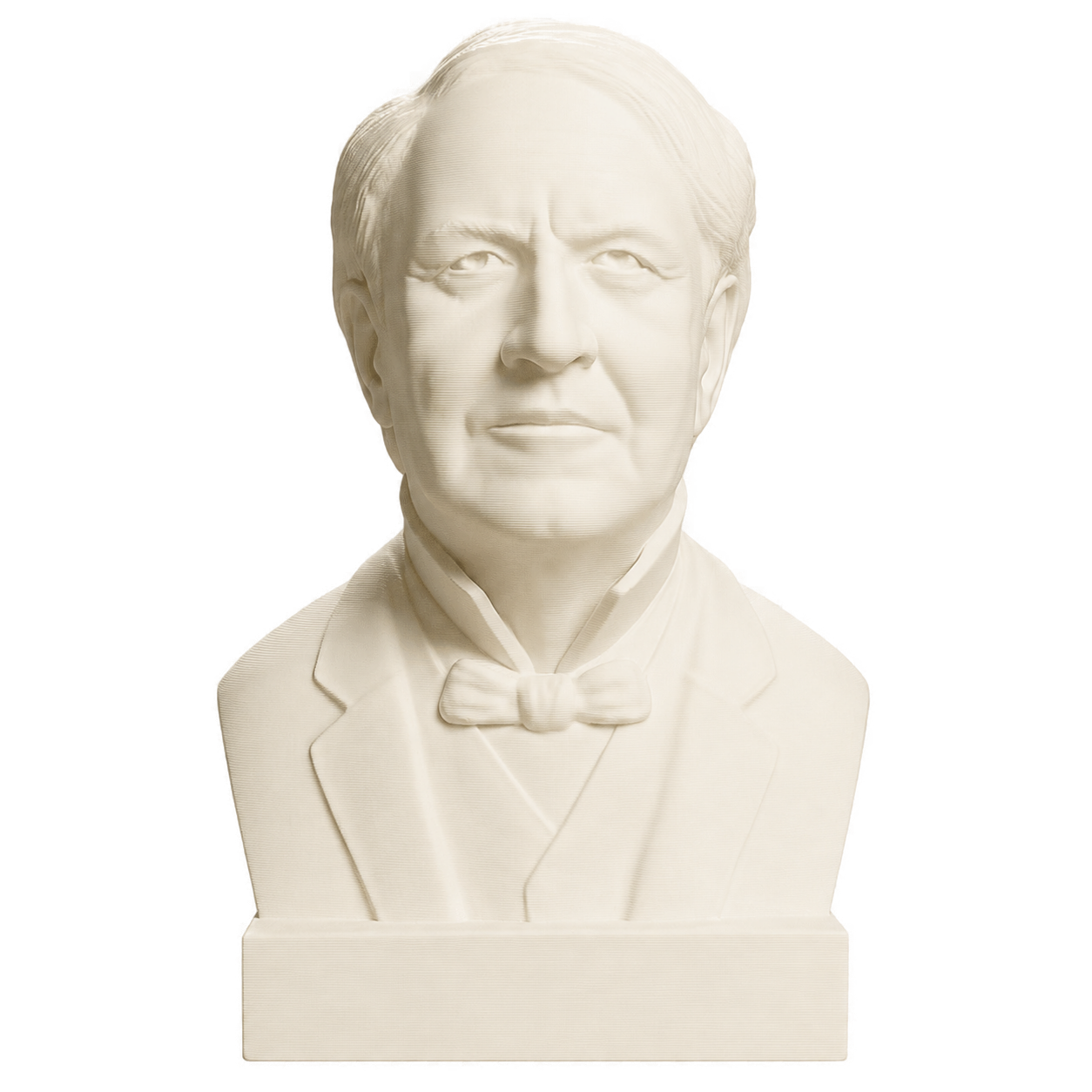 Thomas Edison Ivory White collectible bust