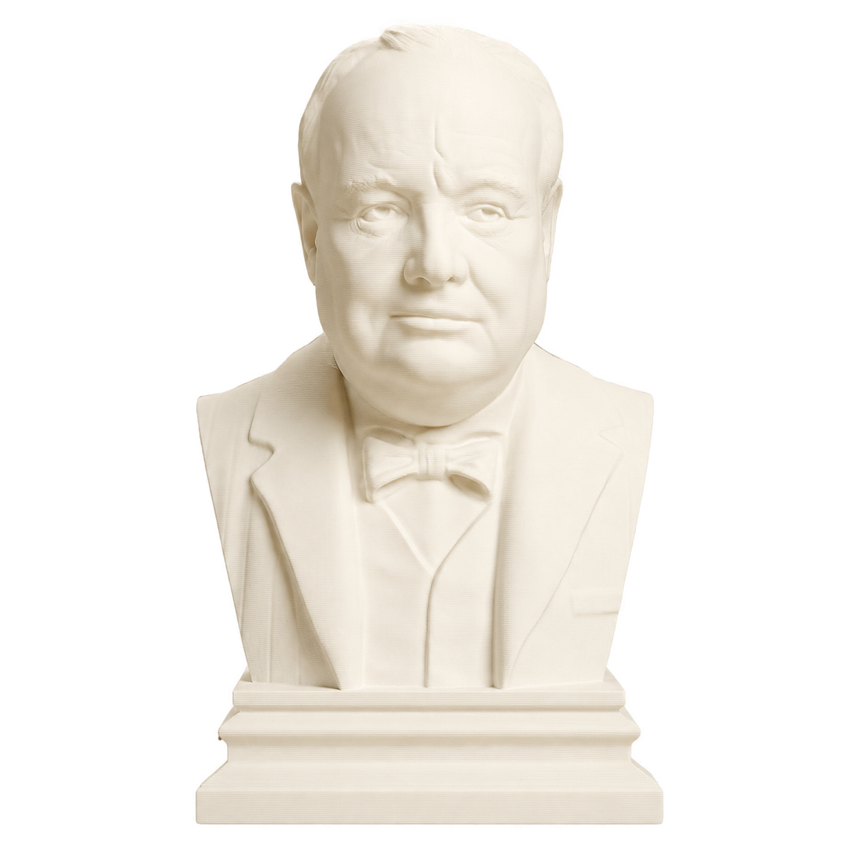 Winston Churchill Ivory White collectible bust