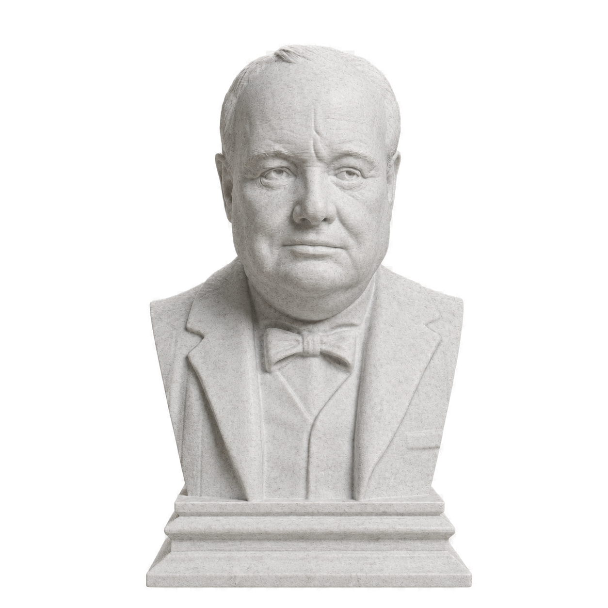 Winston Churchill Marble Stone collectible bust