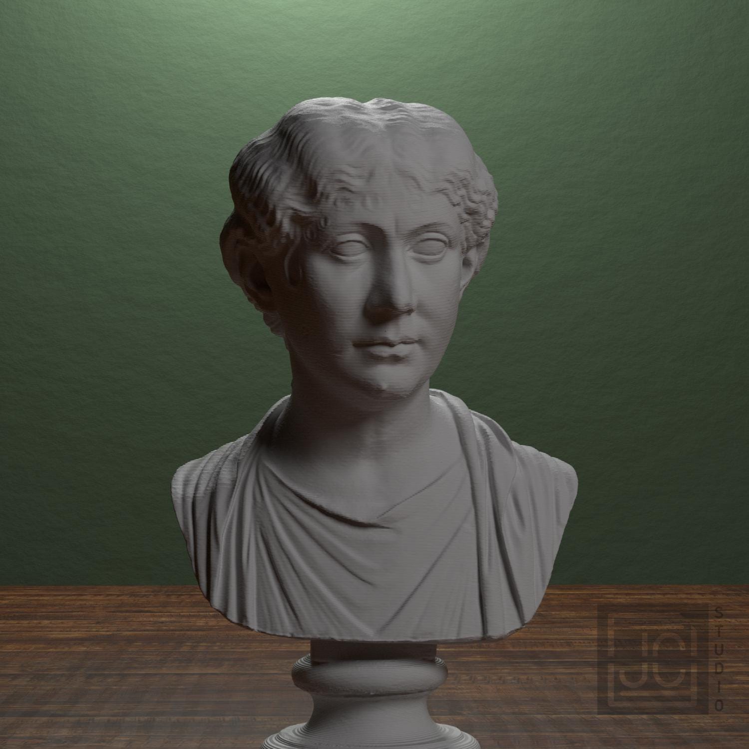 Portrait of Roman lady supplemental reference photo 1