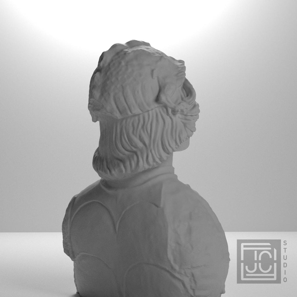 Helmet-clad man and chest harness with relief supplemental reference photo 8