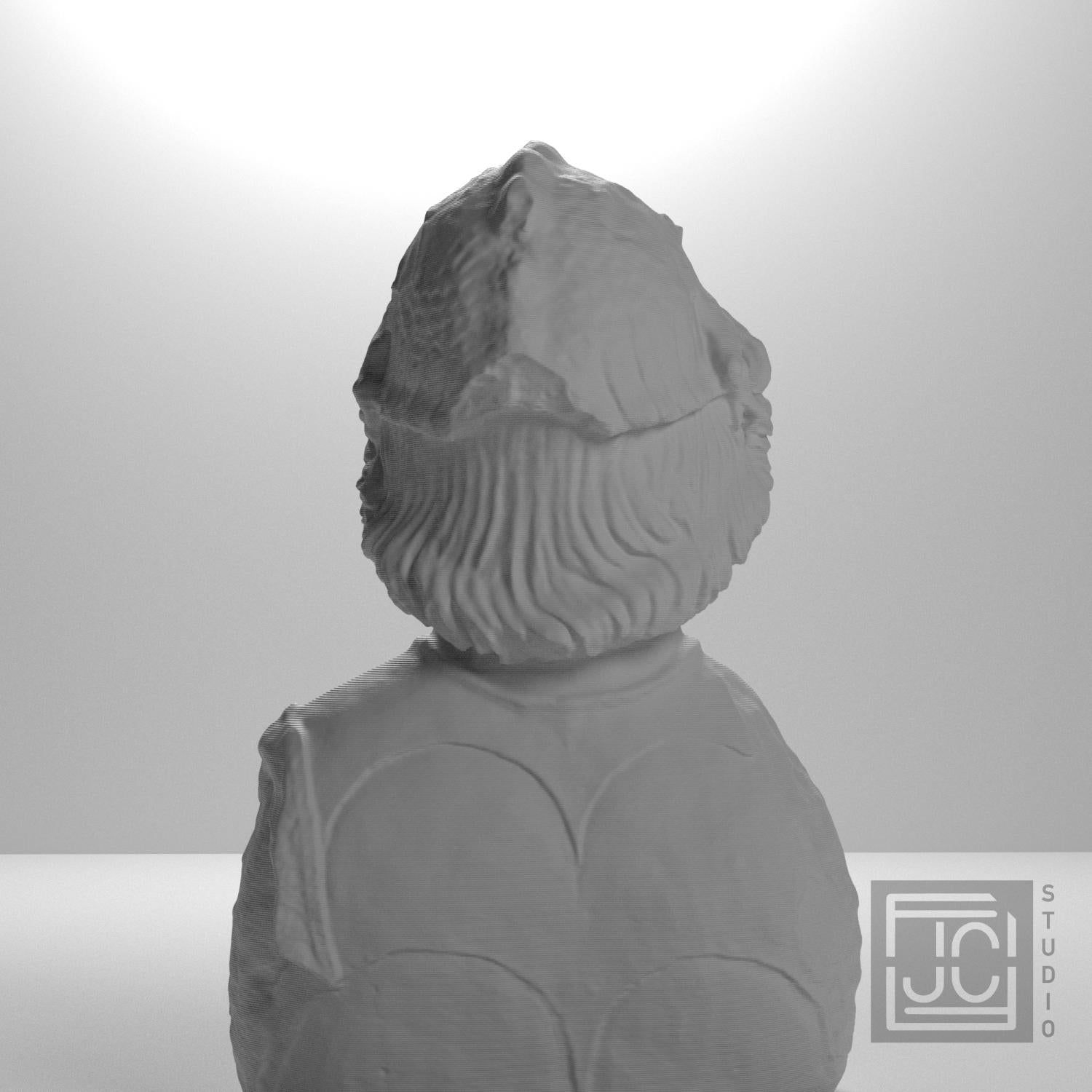 Helmet-clad man and chest harness with relief supplemental reference photo 9