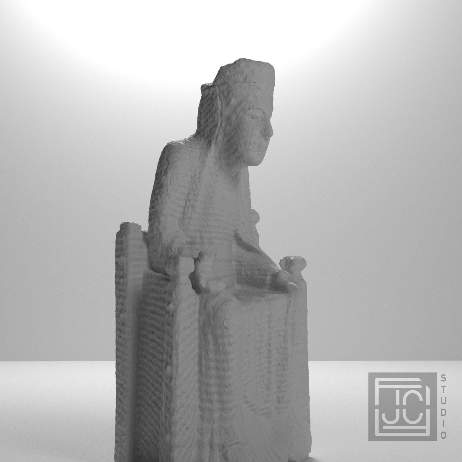 Romanesque Enthroned Madonna supplemental reference photo 6