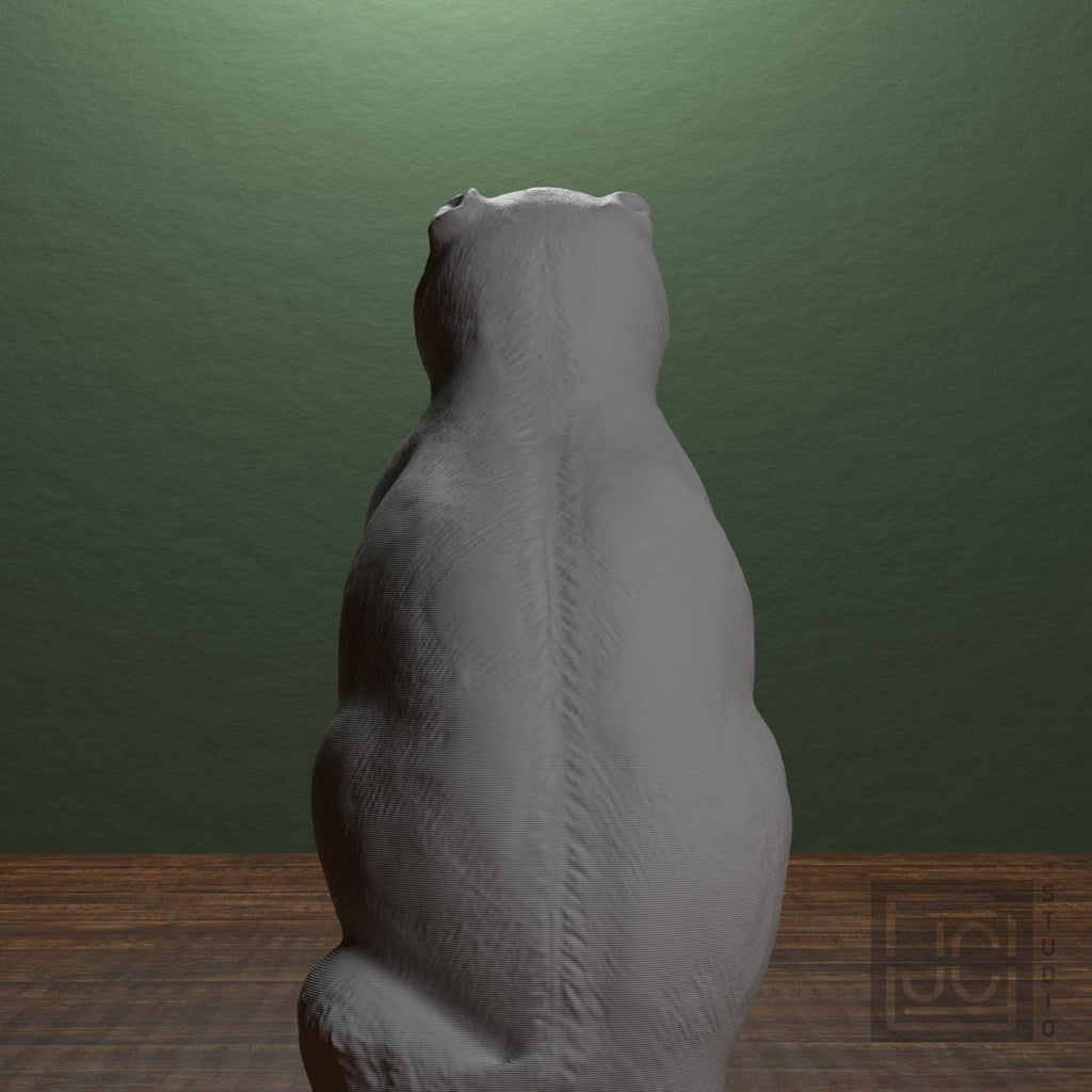 Chinese Porcelain Pug Dog A (One of a Pair) supplemental reference photo 3