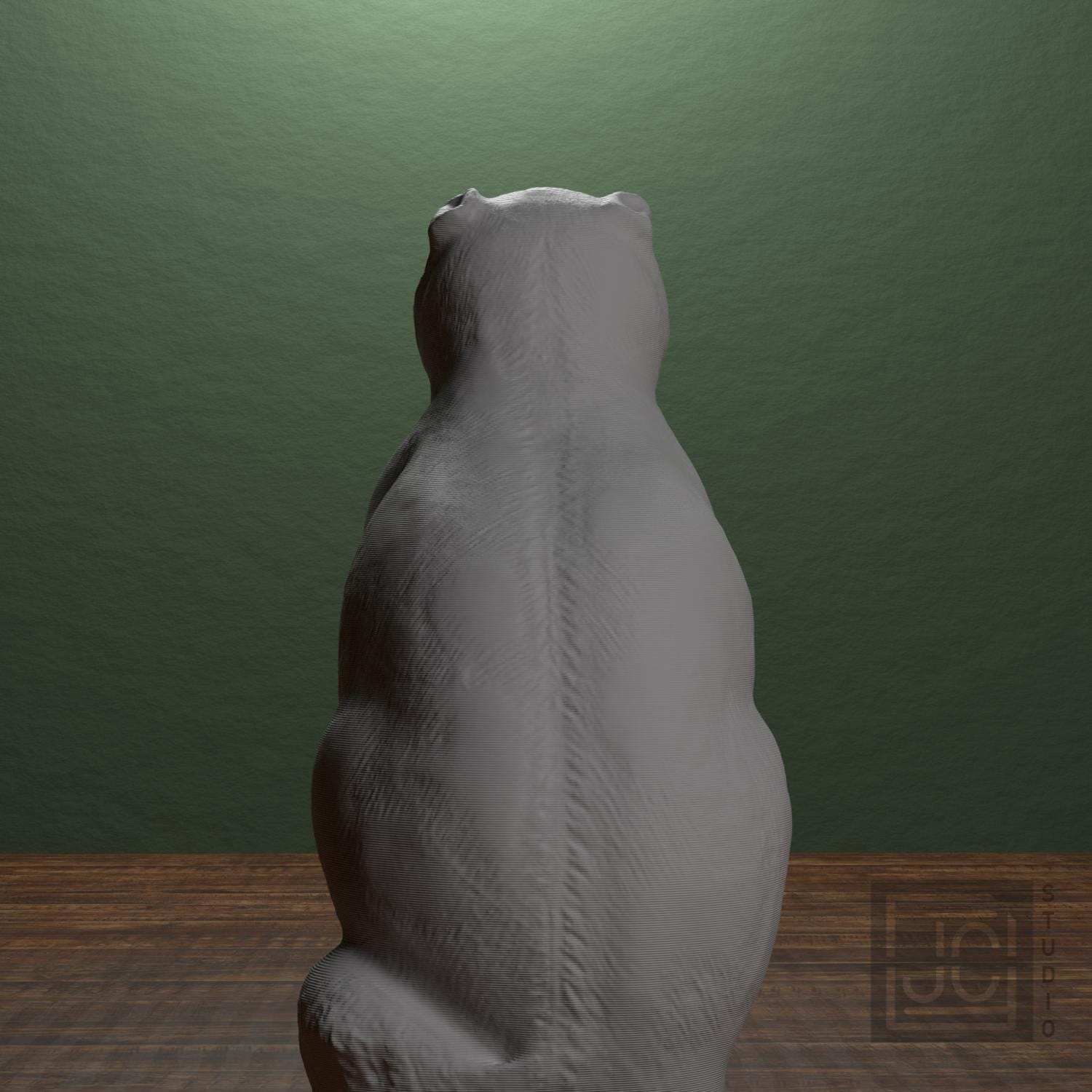 Chinese Porcelain Pug Dog A (One of a Pair) supplemental reference photo 3