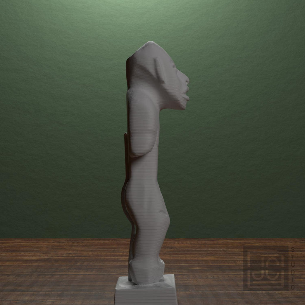 Sculpture Olmec Man supplemental reference photo 2