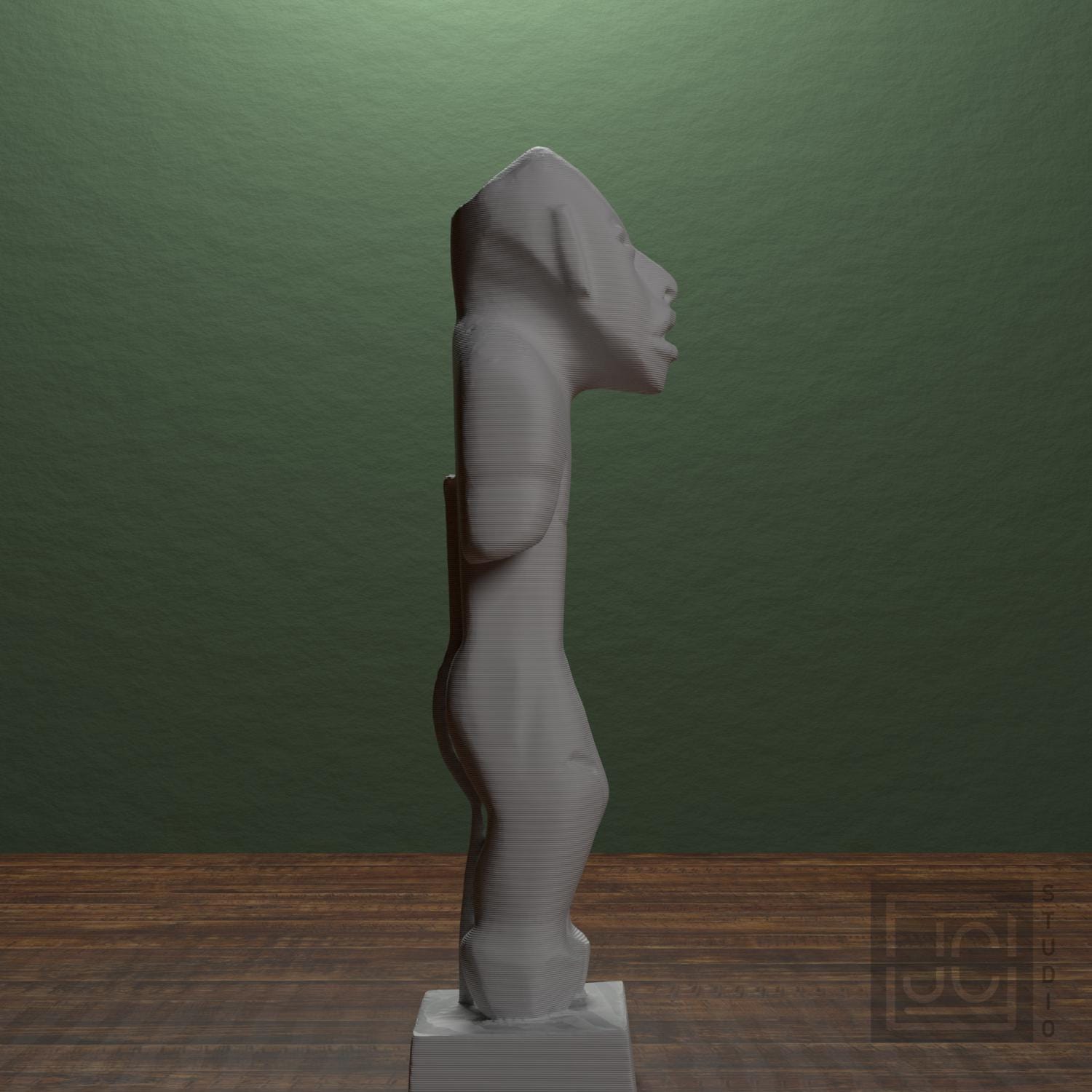 Sculpture Olmec Man supplemental reference photo 2