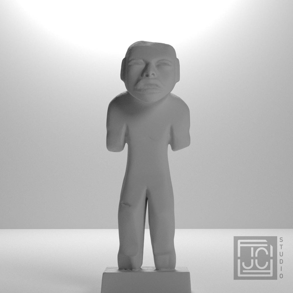 Sculpture Olmec Man supplemental reference photo 5