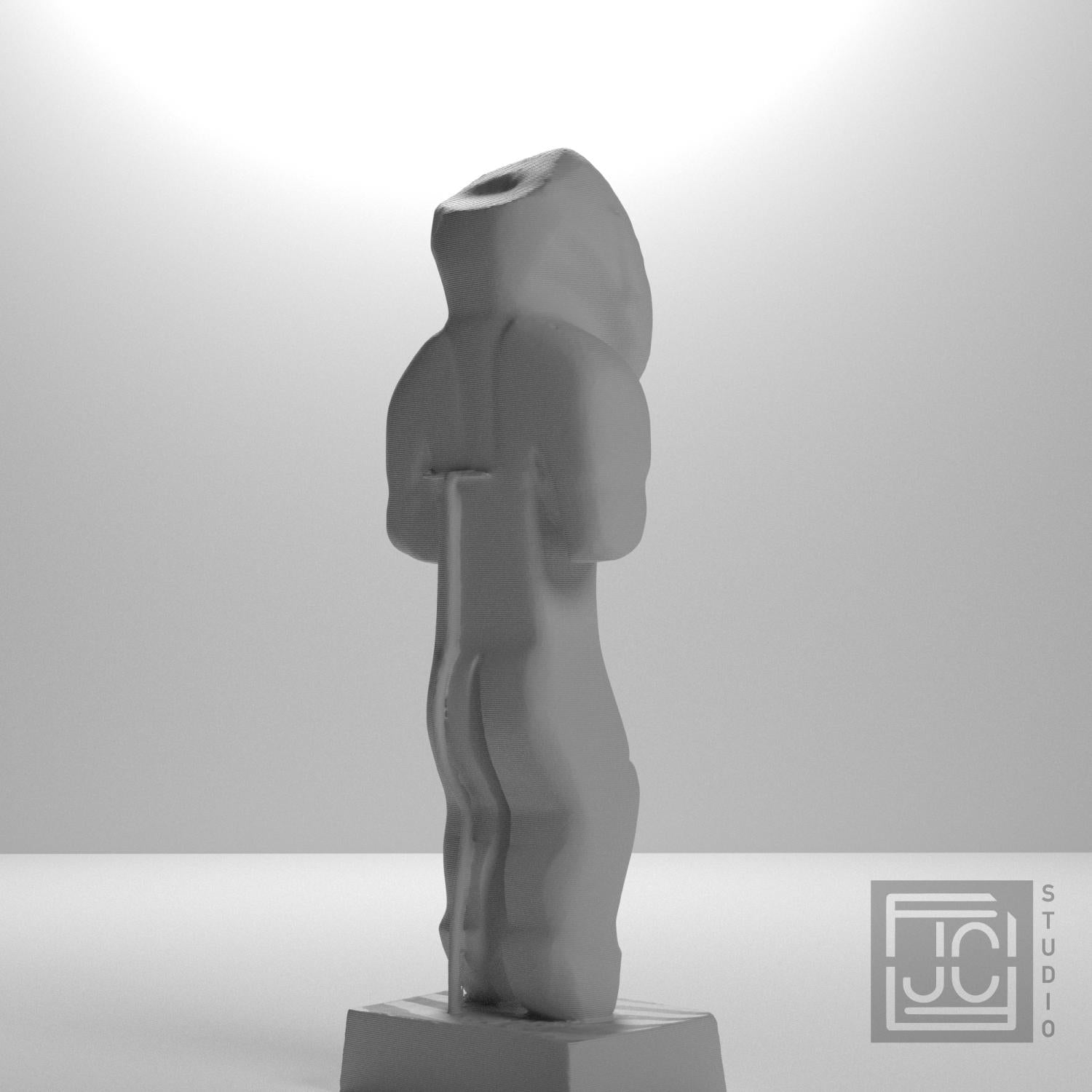 Sculpture Olmec Man supplemental reference photo 8