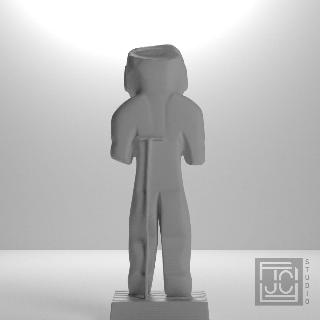 Sculpture Olmec Man supplemental reference photo 9