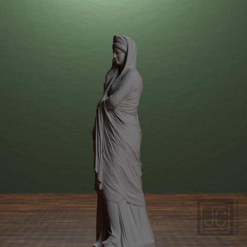 Statue of a woman the so-called 'Pudicitia' type supplemental reference photo 4