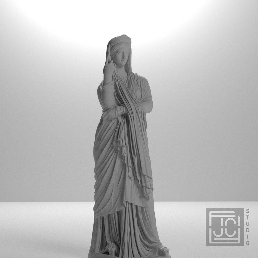 Statue of a woman the so-called 'Pudicitia' type supplemental reference photo 5