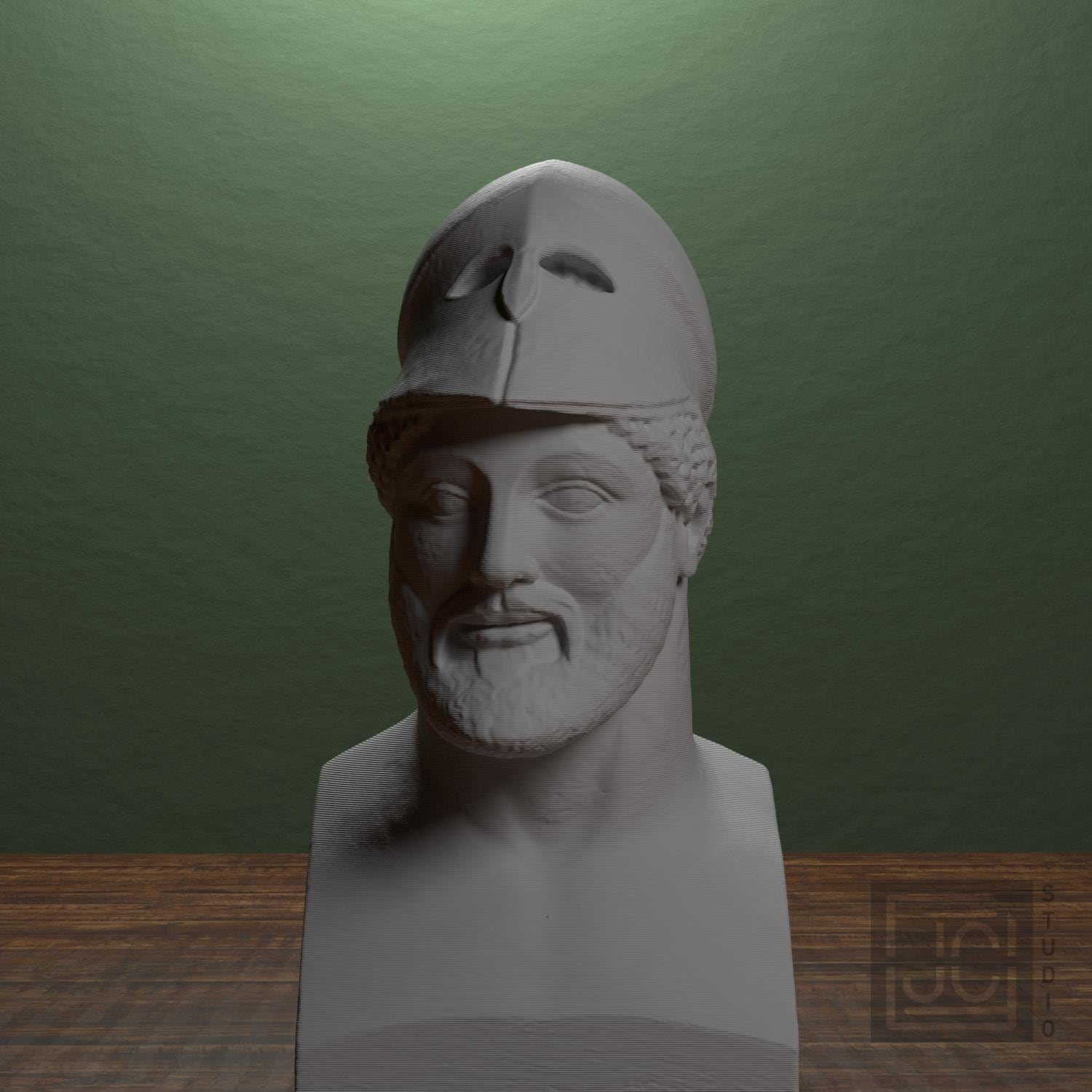 Warrior with Helmet Miltiades supplemental reference photo 1