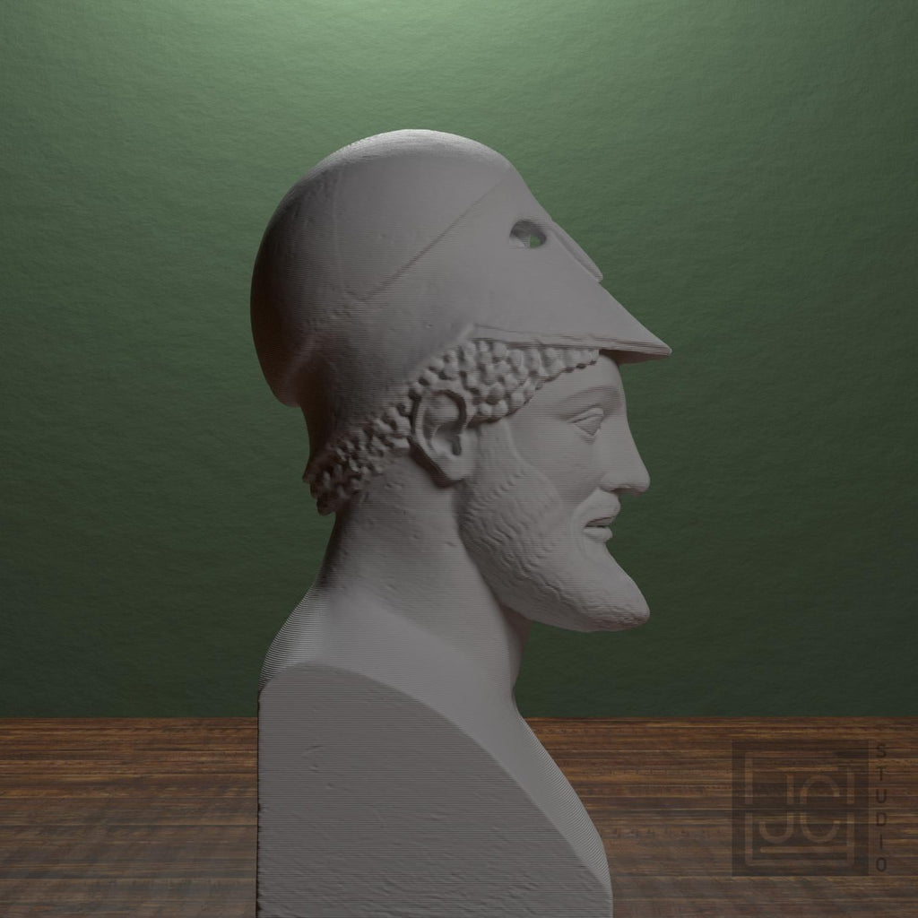 Warrior with Helmet Miltiades supplemental reference photo 2