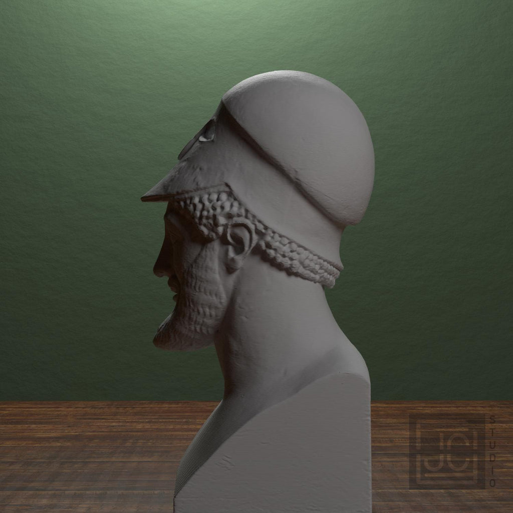 Warrior with Helmet Miltiades supplemental reference photo 4