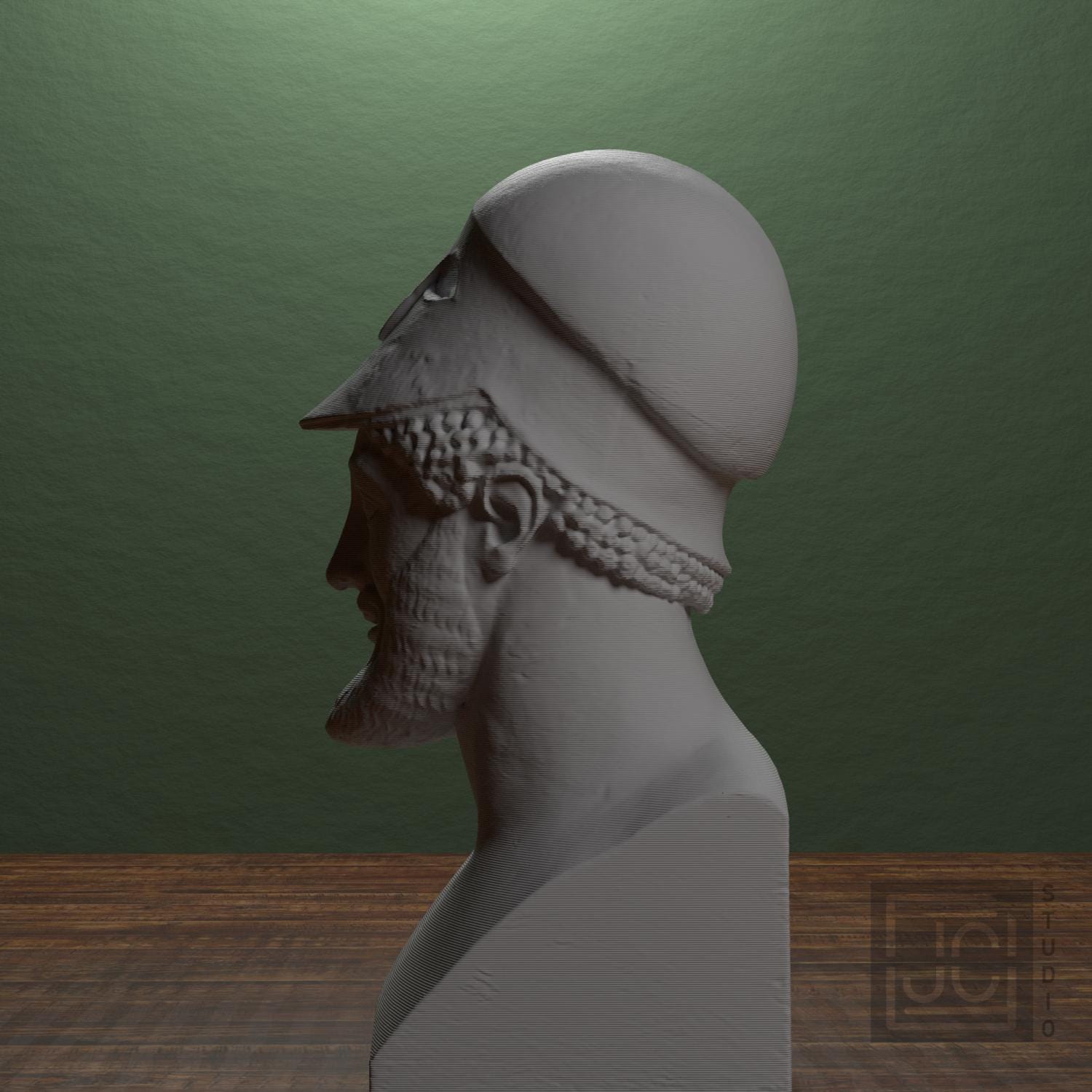 Warrior with Helmet Miltiades supplemental reference photo 4