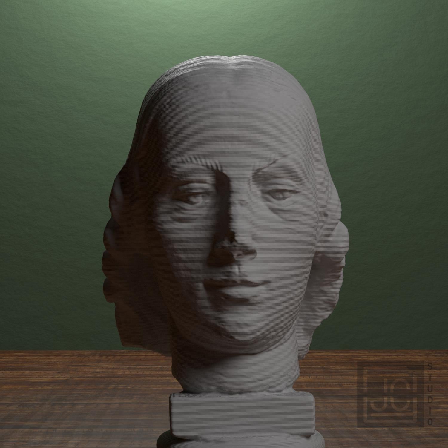 Female head. Fragment of a statue supplemental reference photo 1