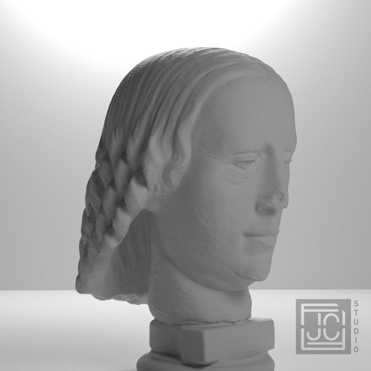 Female head. Fragment of a statue supplemental reference photo 6