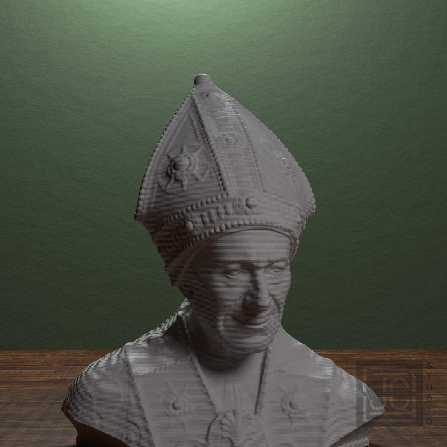 Portrait of Bishop Leonardo Salutati supplemental reference photo 1