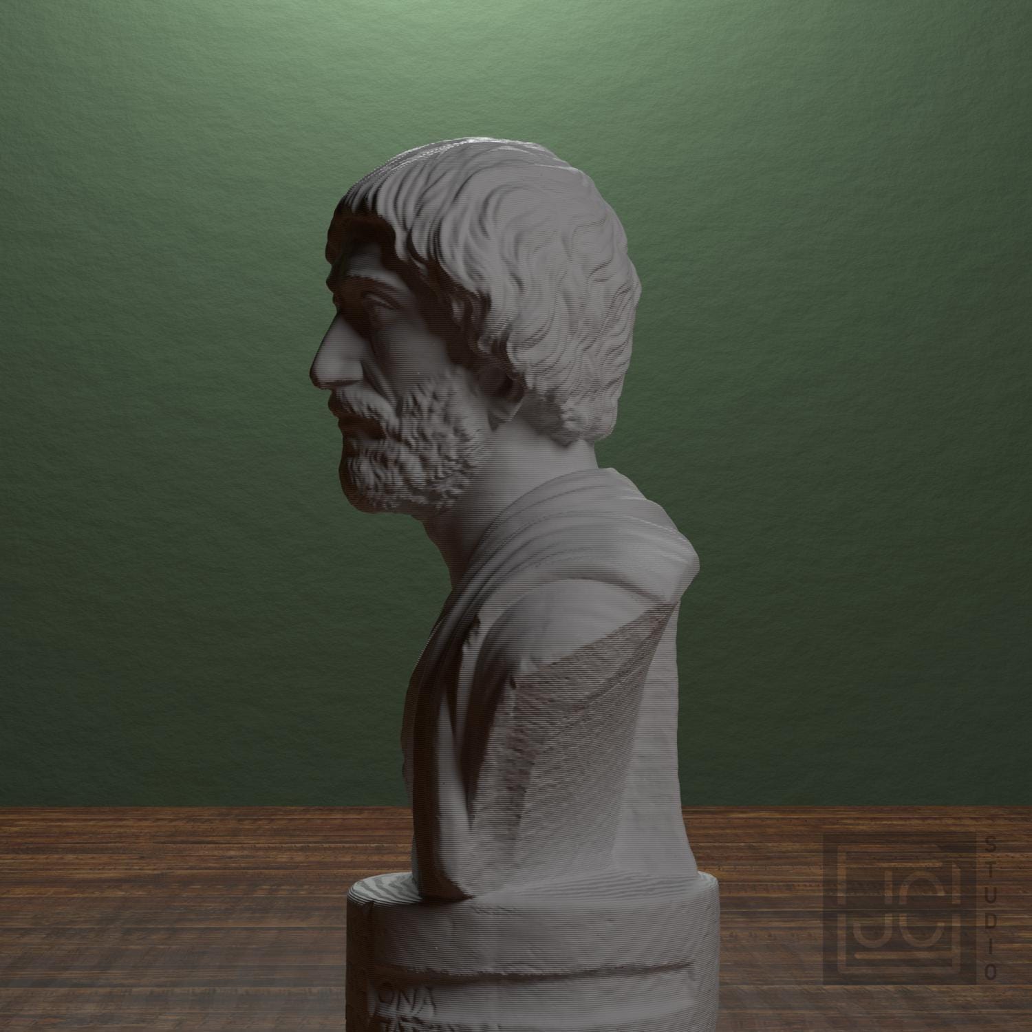 Portrait bust of a Barbarian supplemental reference photo 4