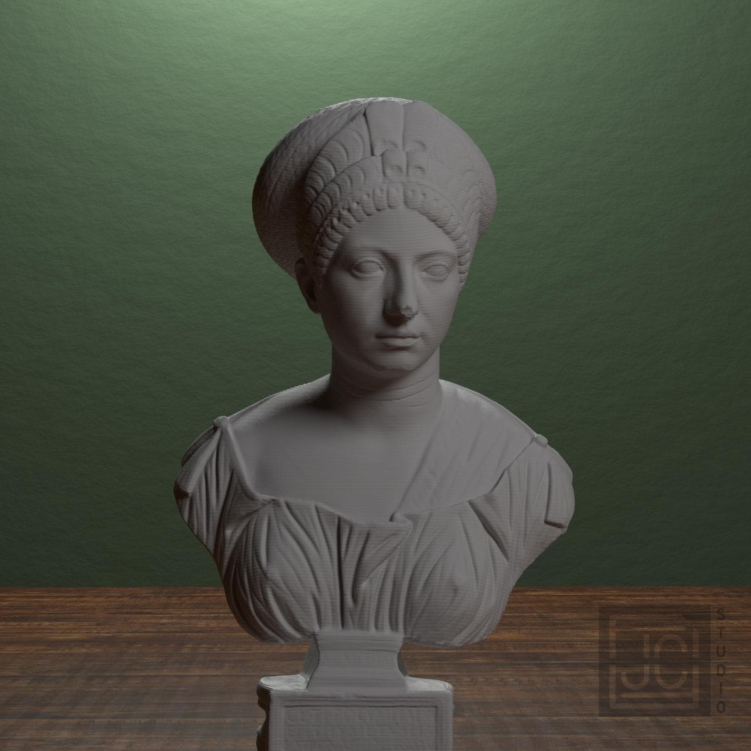 Portrait of Claudia Olympias supplemental reference photo 1