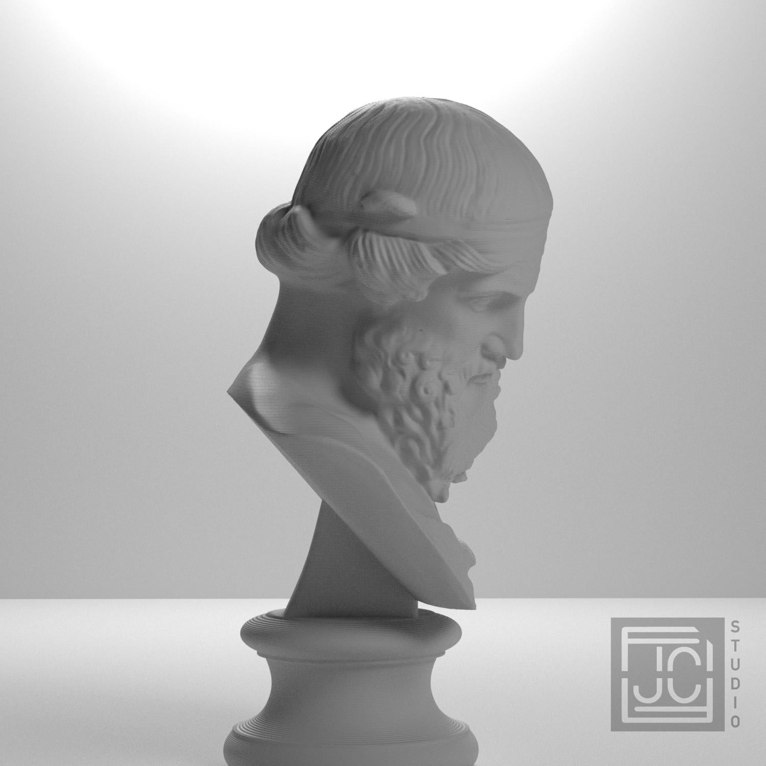 Bust of Dionysus Priapus Plato or Poseidon supplemental reference photo 7