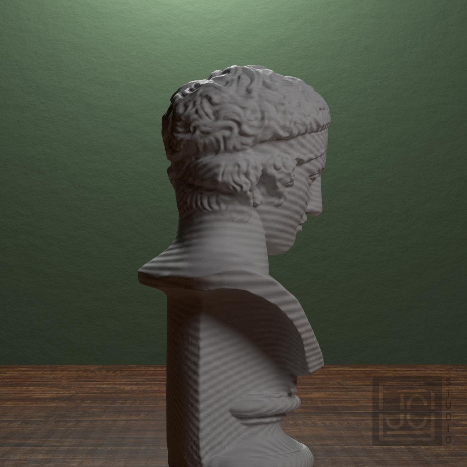 Bust of The Diadumenos type supplemental reference photo 2