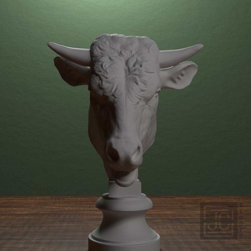 Head of a Bull supplemental reference photo 1