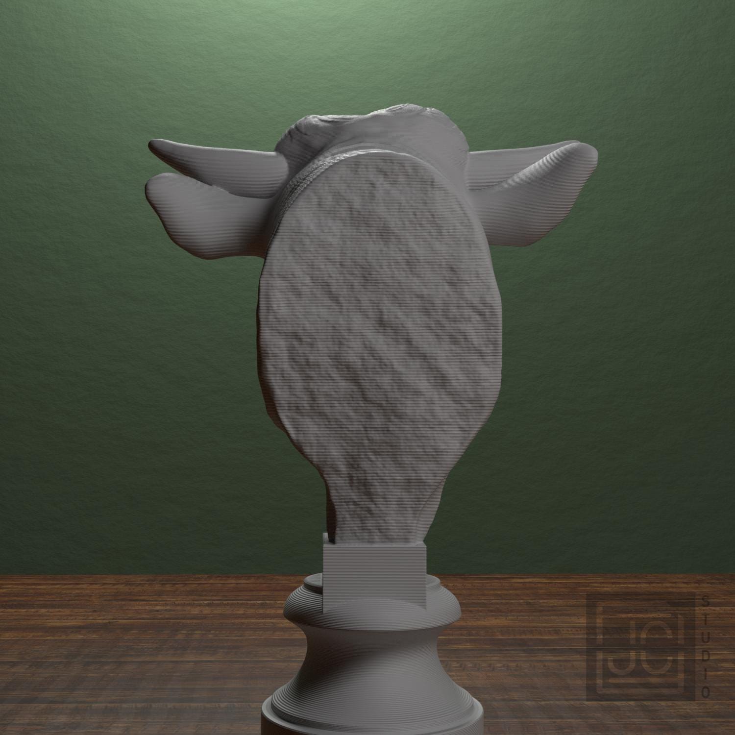 Head of a Bull supplemental reference photo 3