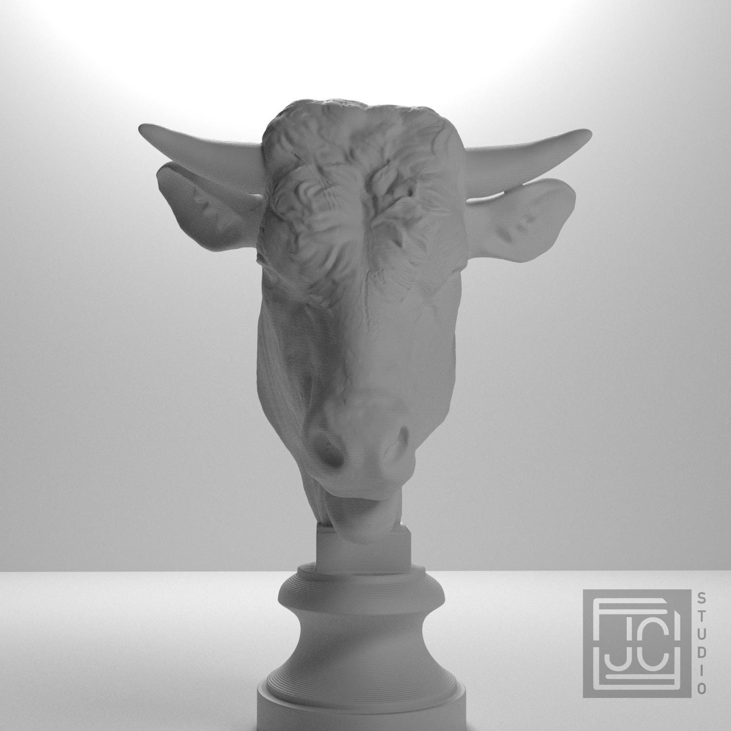 Head of a Bull supplemental reference photo 5