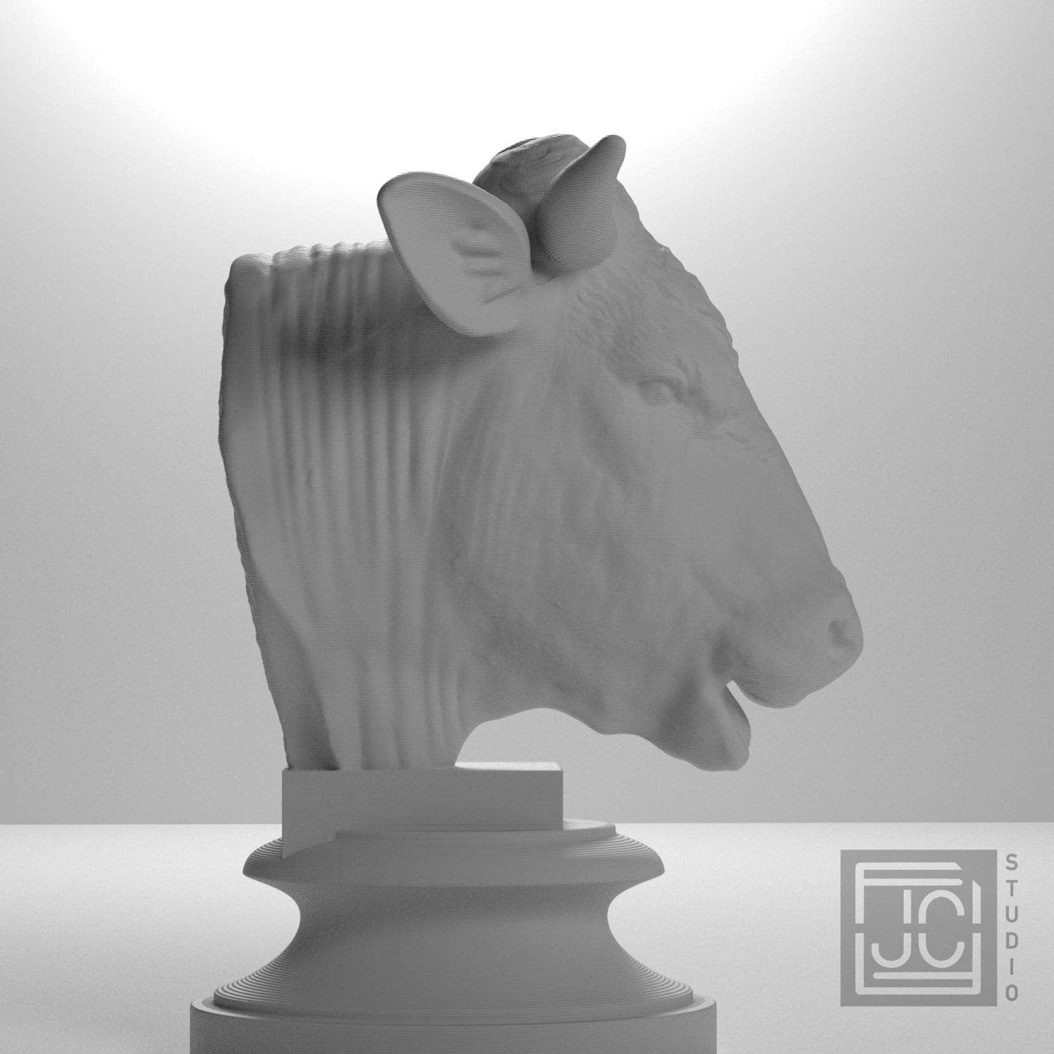 Head of a Bull supplemental reference photo 7